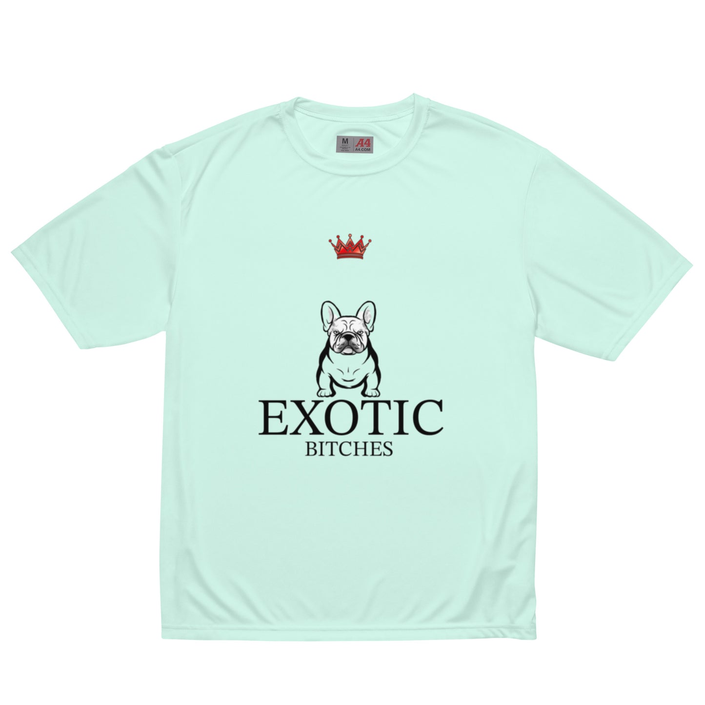 Exotic Bitches Logo Unisex performance crew neck t-shirt