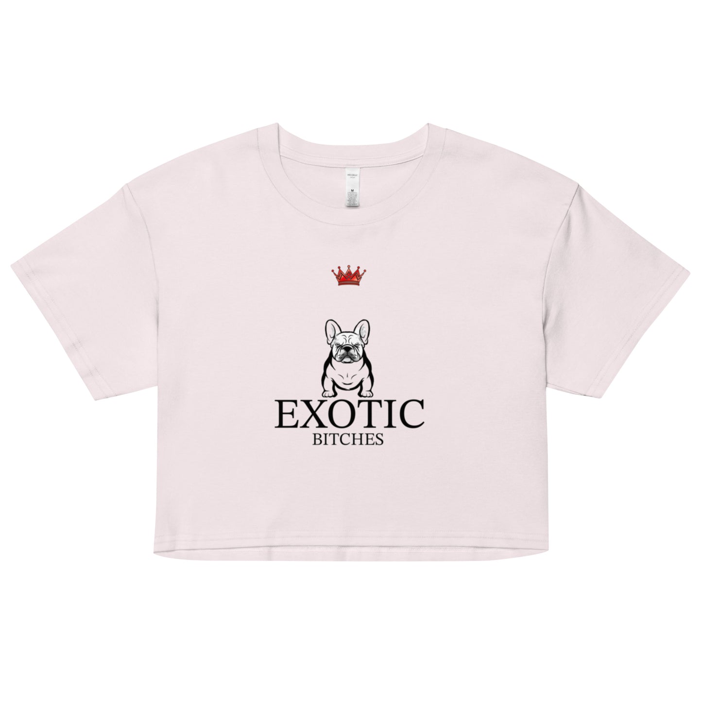 Exotic Bitches Bulldog Logo Women’s crop top